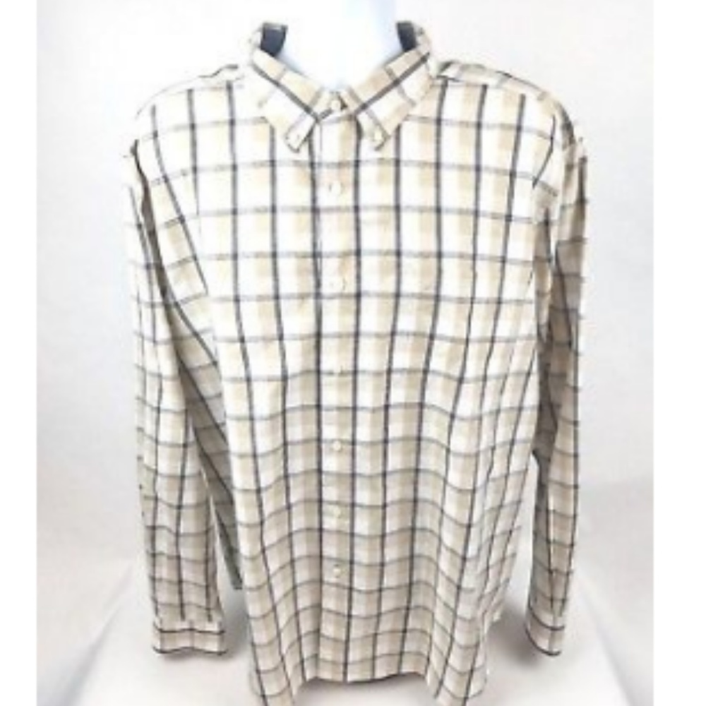 Nautica Mens 2XL Long Sleeve Button Front